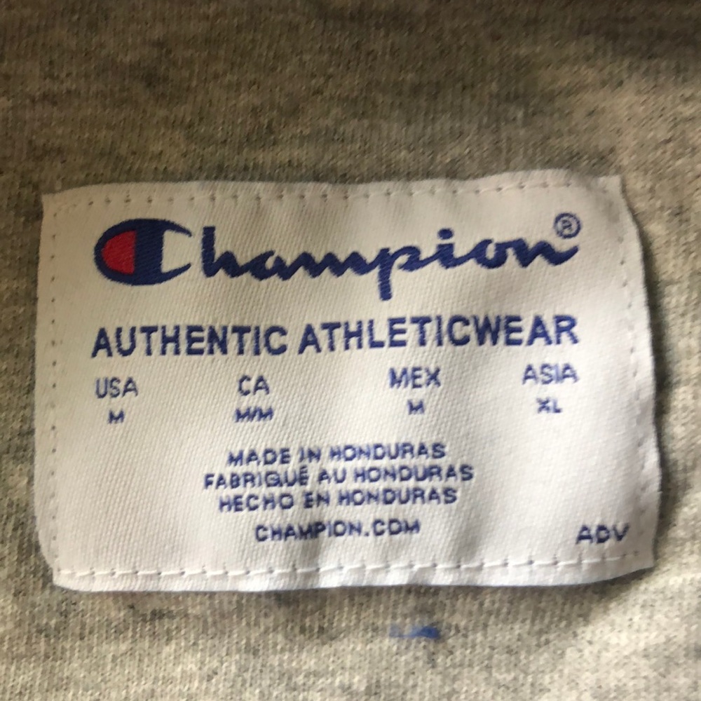 Blue cropped champion crew neck - Picture 4 of 4